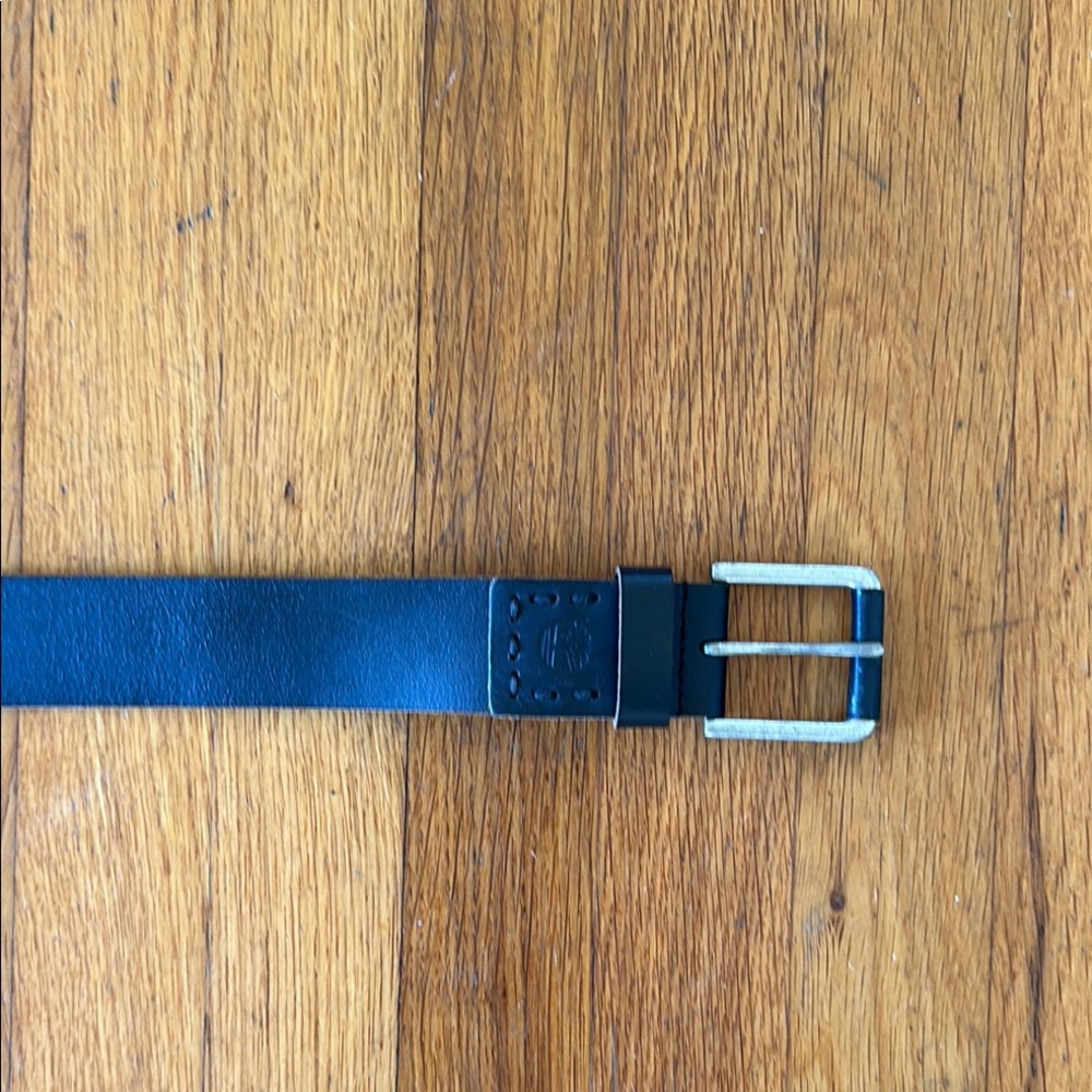 Black Leather Belt - Timberland - 32”